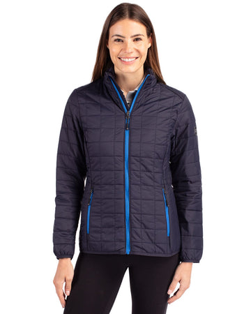 Cutter & Buck Women's Rainier Recycled Insulated Puffer Full Zip Jacket
