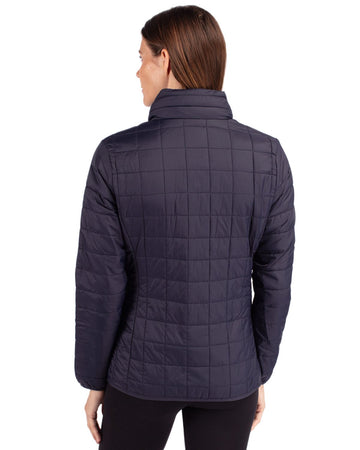 Cutter & Buck Women's Rainier Recycled Insulated Puffer Full Zip Jacket
