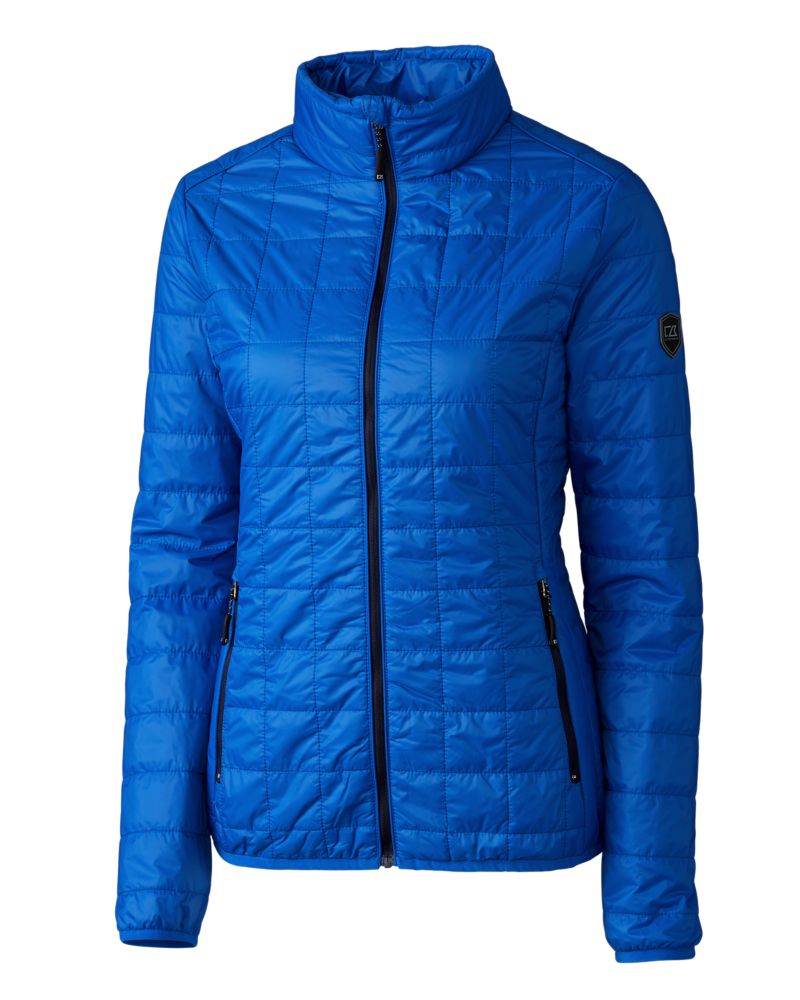 Cutter & Buck Women's Rainier Recycled Insulated Puffer Full Zip Jacket