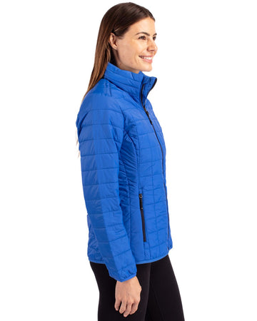 Cutter & Buck Women's Rainier Recycled Insulated Puffer Full Zip Jacket