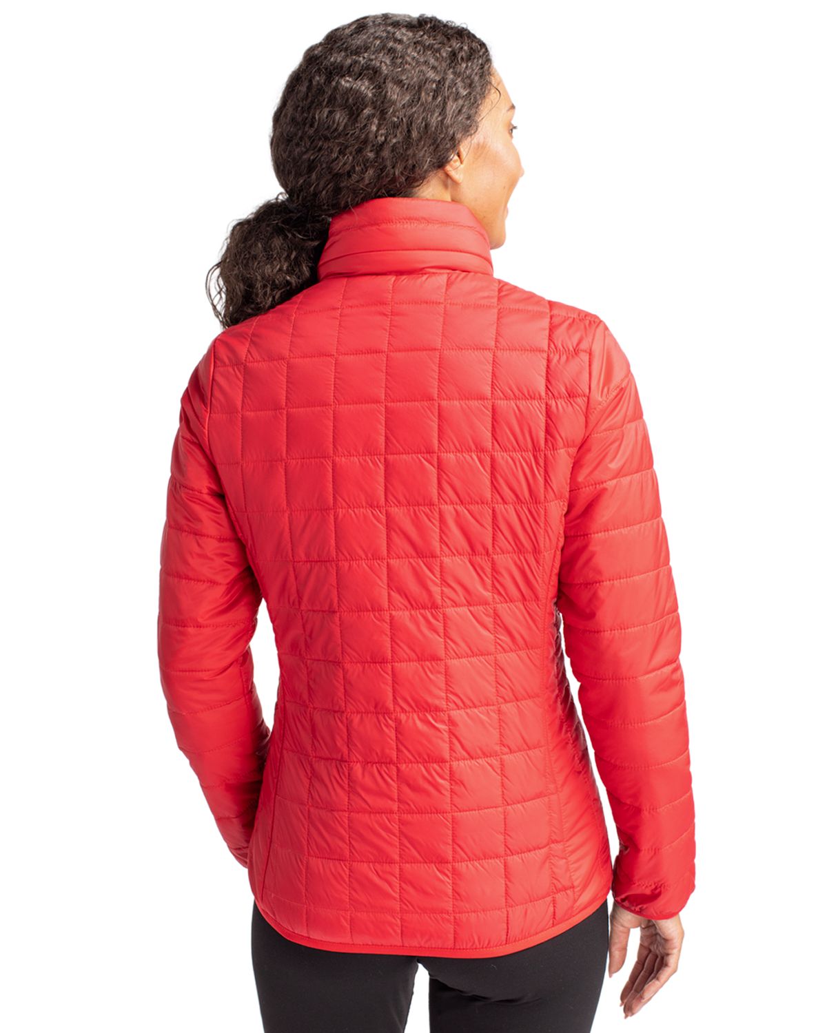 Cutter & Buck Women's Rainier Recycled Insulated Puffer Full Zip Jacket