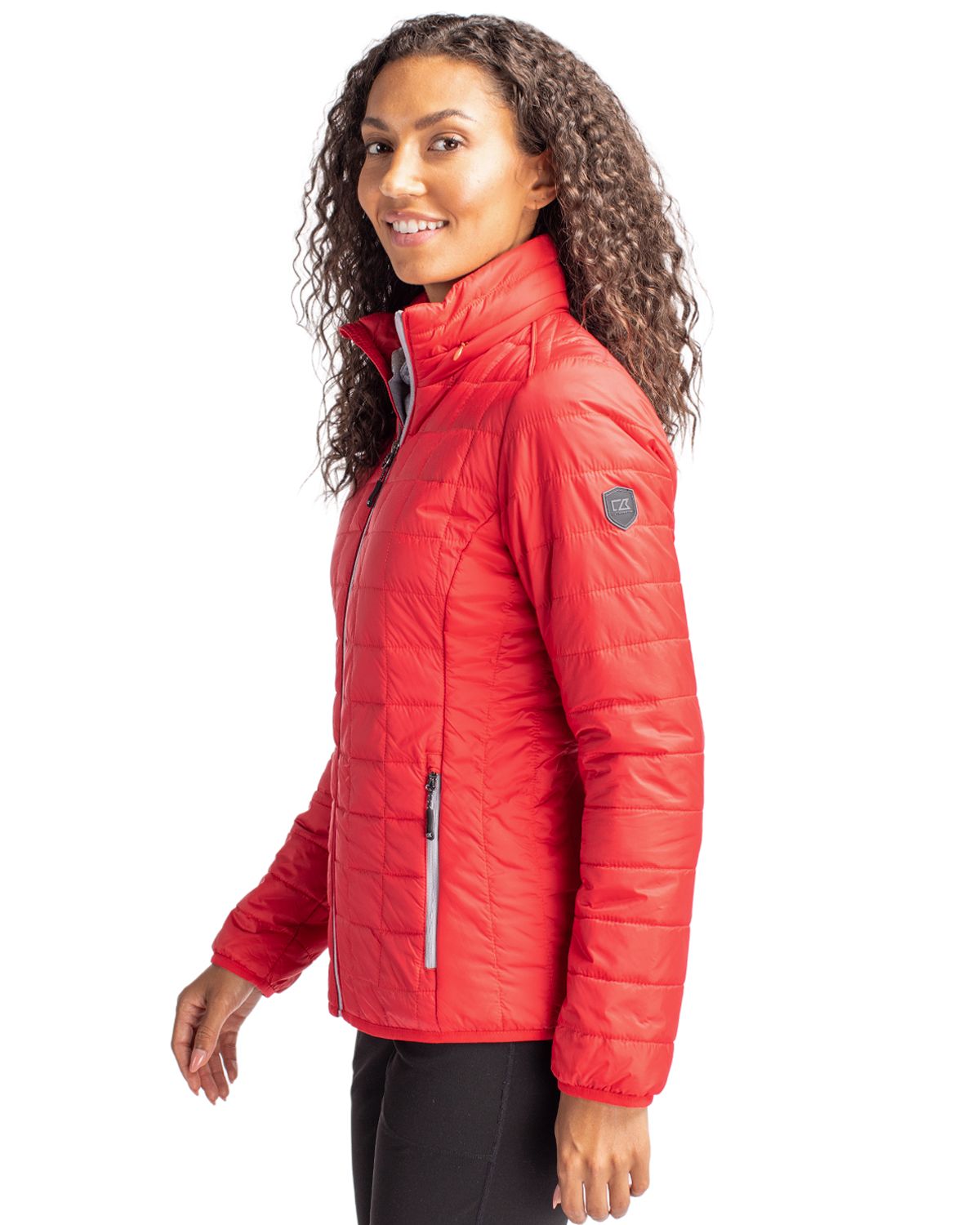 Cutter & Buck Women's Rainier Recycled Insulated Puffer Full Zip Jacket