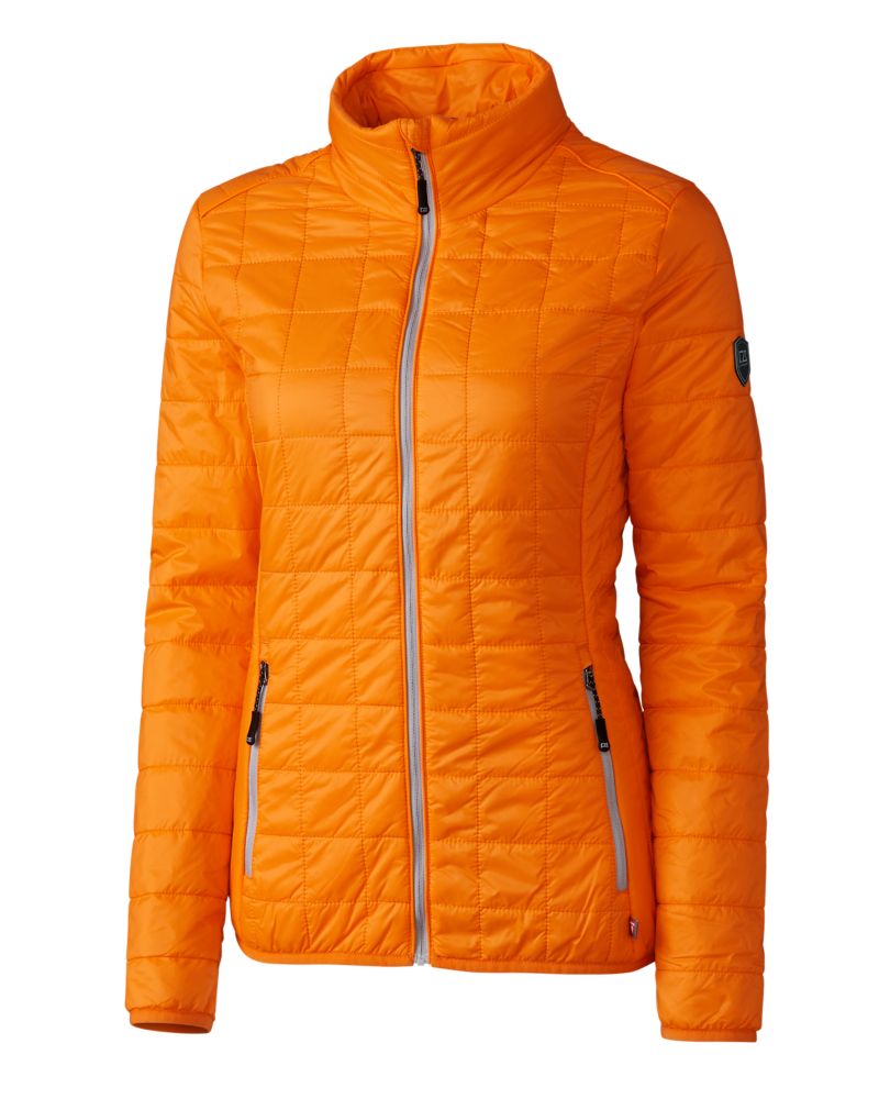 Cutter & Buck Women's Rainier Recycled Insulated Puffer Full Zip Jacket