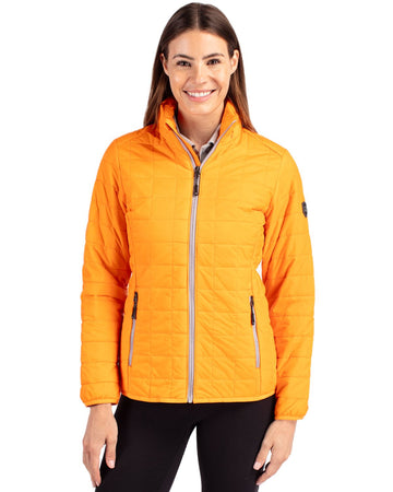 Cutter & Buck Women's Rainier Recycled Insulated Puffer Full Zip Jacket