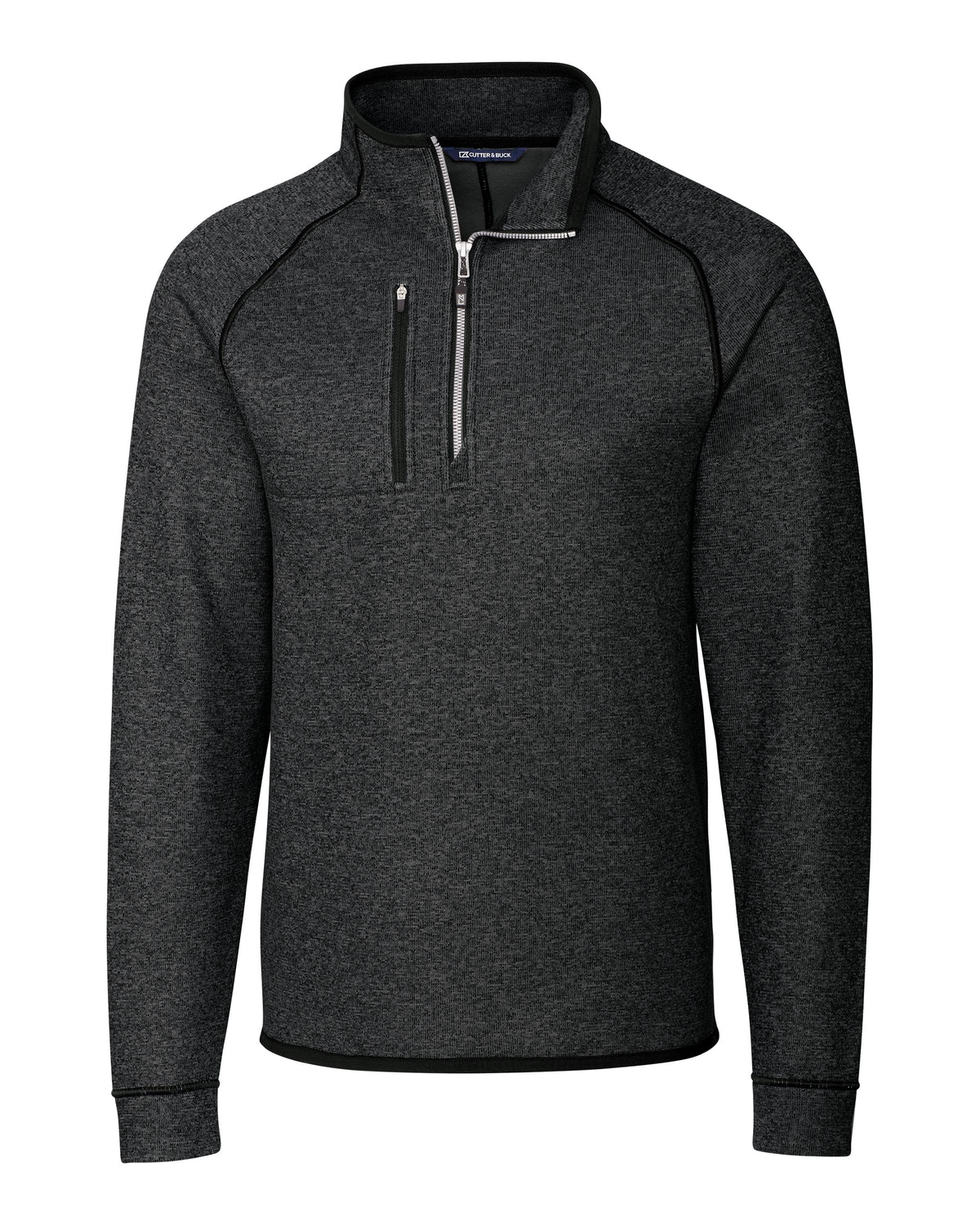 Cutter & Buck Men's Mainsail Sweater-Knit Half Zip Jacket-1