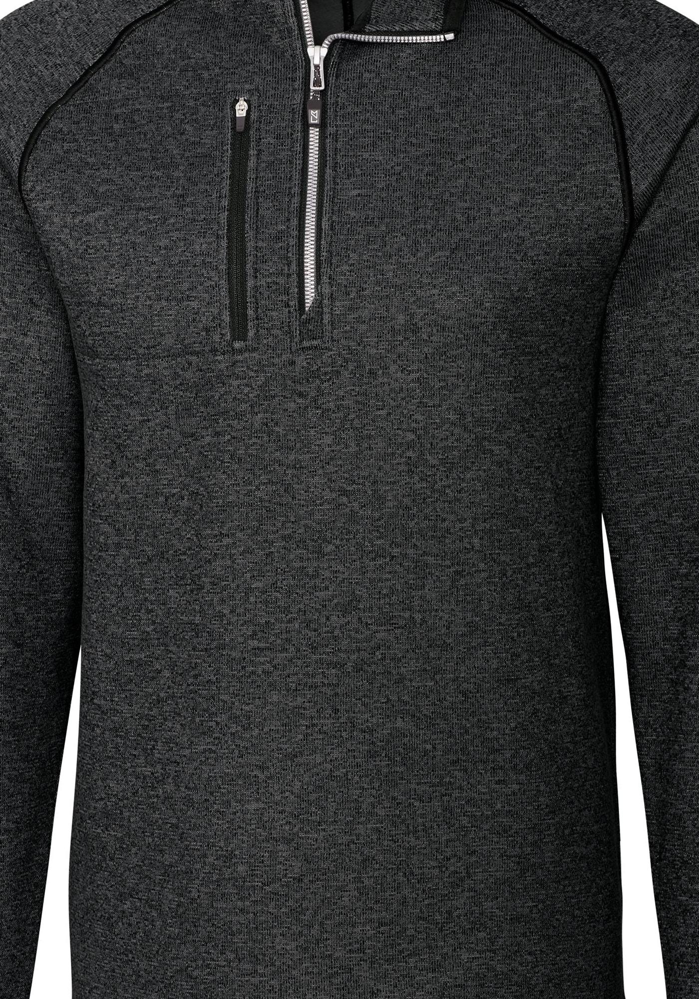 Cutter & Buck Men's Mainsail Sweater-Knit Half Zip Jacket