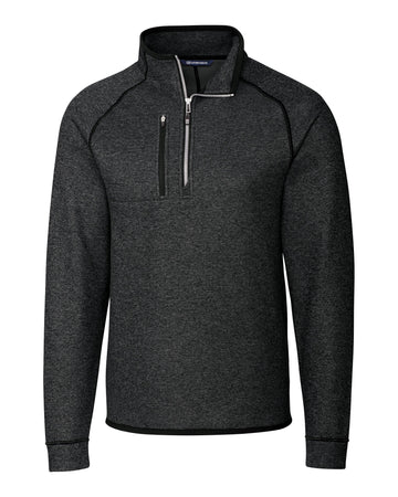 Cutter & Buck Men's Mainsail Sweater-Knit Half Zip Jacket-1