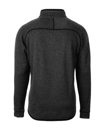 Cutter & Buck Men's Mainsail Sweater-Knit Half Zip Jacket
