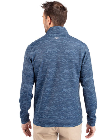 Cutter & Buck Men's Traverse Camo Quarter Zip Pullover
