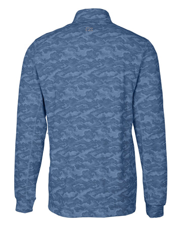 Cutter & Buck Men's Traverse Camo Quarter Zip Pullover