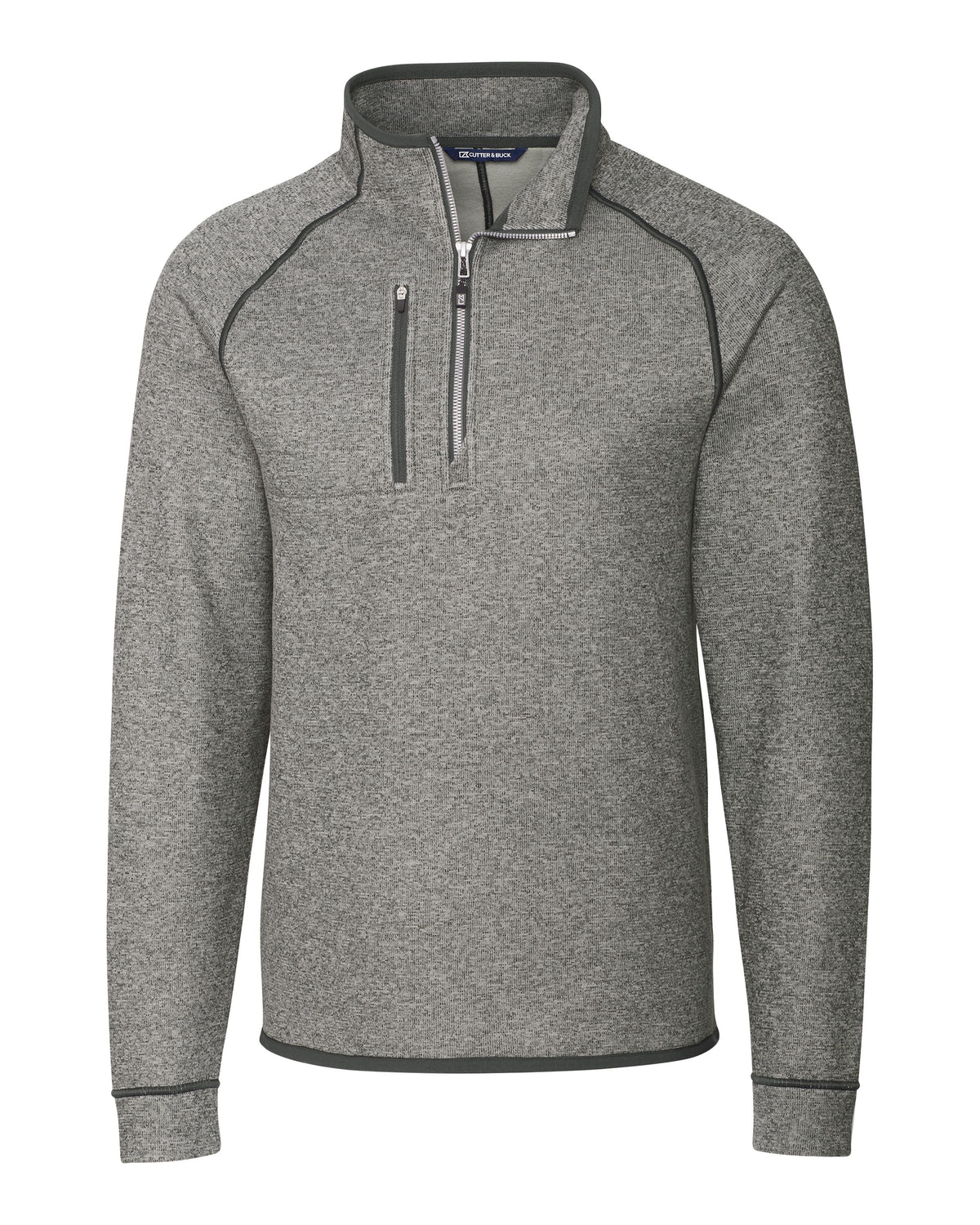 Cutter & Buck Men's Mainsail Sweater-Knit Half Zip Jacket-1