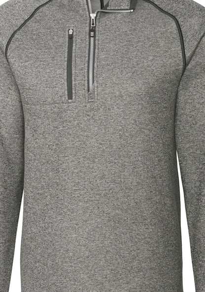 Cutter & Buck Men's Mainsail Sweater-Knit Half Zip Jacket