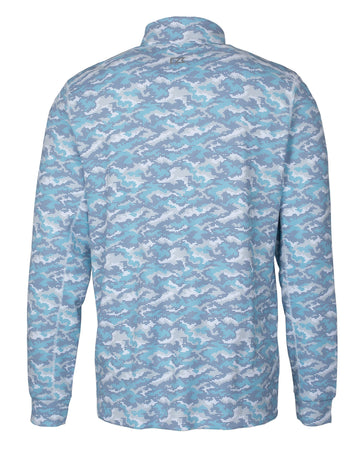 Cutter & Buck Men's Traverse Camo Quarter Zip Pullover