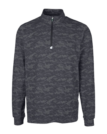 Cutter & Buck Men's Traverse Camo Quarter Zip Pullover-1