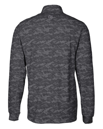 Cutter & Buck Men's Traverse Camo Quarter Zip Pullover