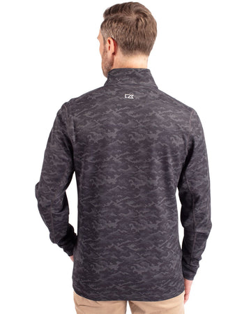 Cutter & Buck Men's Traverse Camo Quarter Zip Pullover