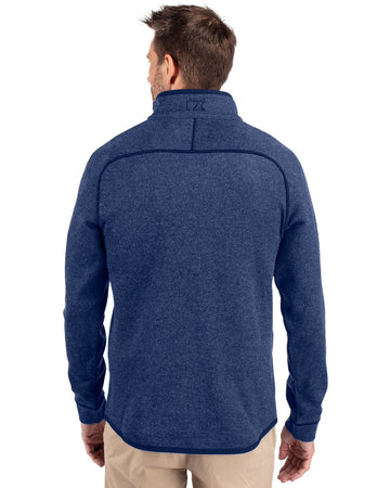Cutter & Buck Men's Mainsail Sweater-Knit Half Zip Jacket