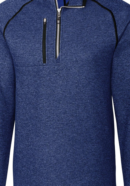 Cutter & Buck Men's Mainsail Sweater-Knit Half Zip Jacket