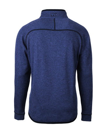 Cutter & Buck Men's Mainsail Sweater-Knit Half Zip Jacket
