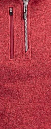 Cutter & Buck Men's Mainsail Sweater-Knit Half Zip Jacket