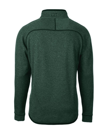 Cutter & Buck Men's Mainsail Sweater-Knit Half Zip Jacket
