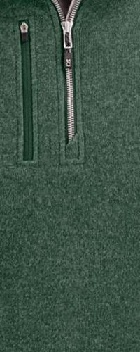 Cutter & Buck Men's Mainsail Sweater-Knit Half Zip Jacket