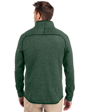 Cutter & Buck Men's Mainsail Sweater-Knit Half Zip Jacket