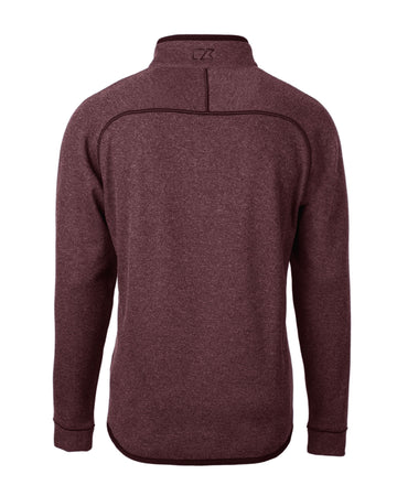 Cutter & Buck Men's Mainsail Sweater-Knit Half Zip Jacket
