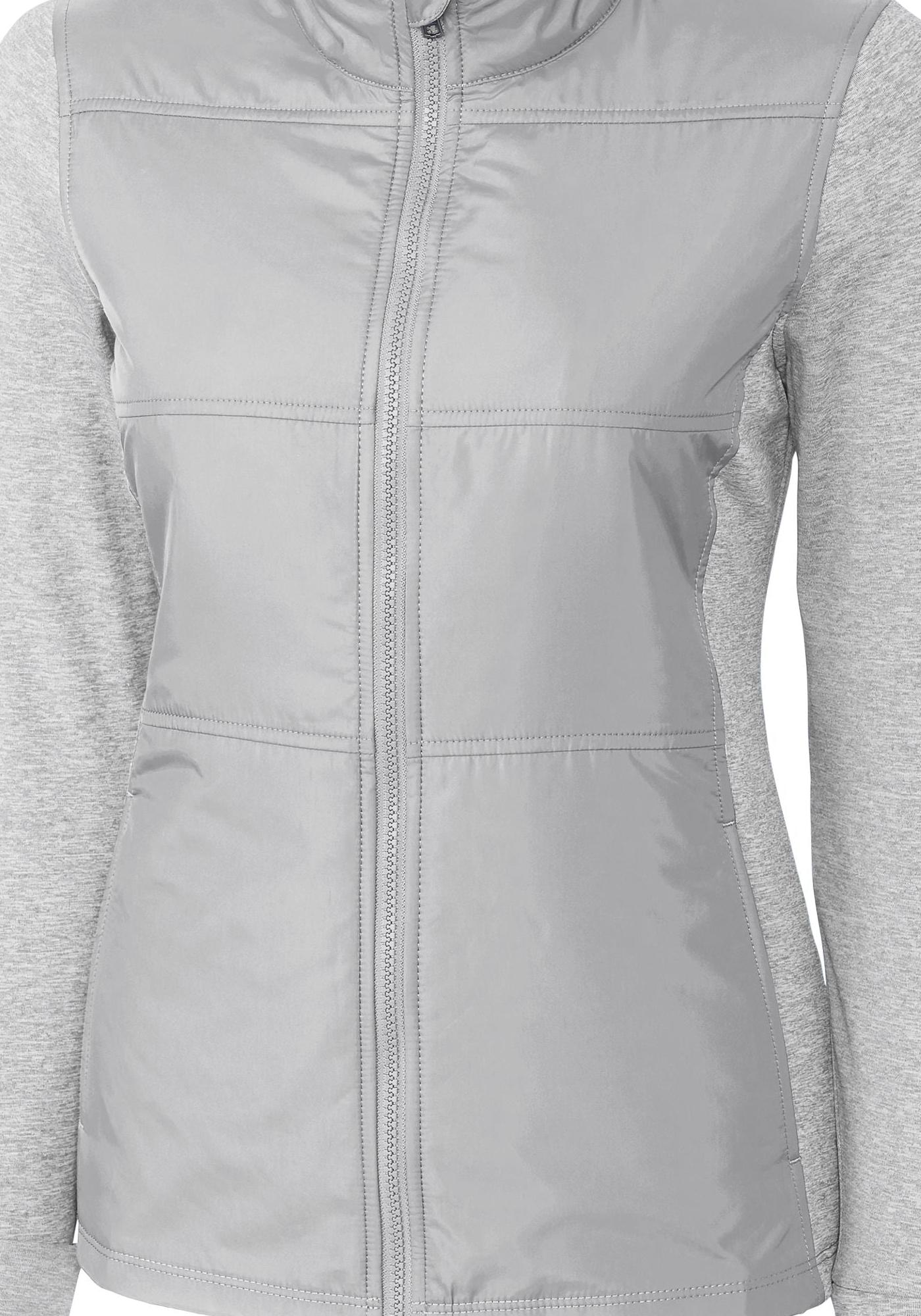 Cutter & Buck Women's Stealth Recycled Hybrid Quilted Windbreaker Jacket