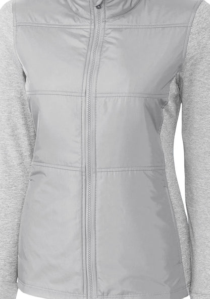 Cutter & Buck Women's Stealth Recycled Hybrid Quilted Windbreaker Jacket