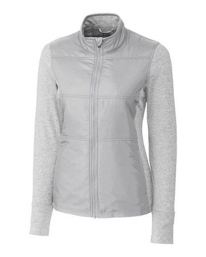 Cutter & Buck Women's Stealth Recycled Hybrid Quilted Windbreaker Jacket