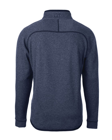 Cutter & Buck Men's Mainsail Sweater-Knit Half Zip Jacket