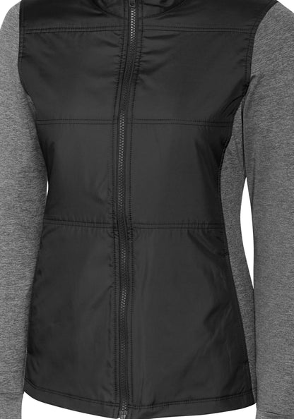 Cutter & Buck Women's Stealth Recycled Hybrid Quilted Windbreaker Jacket