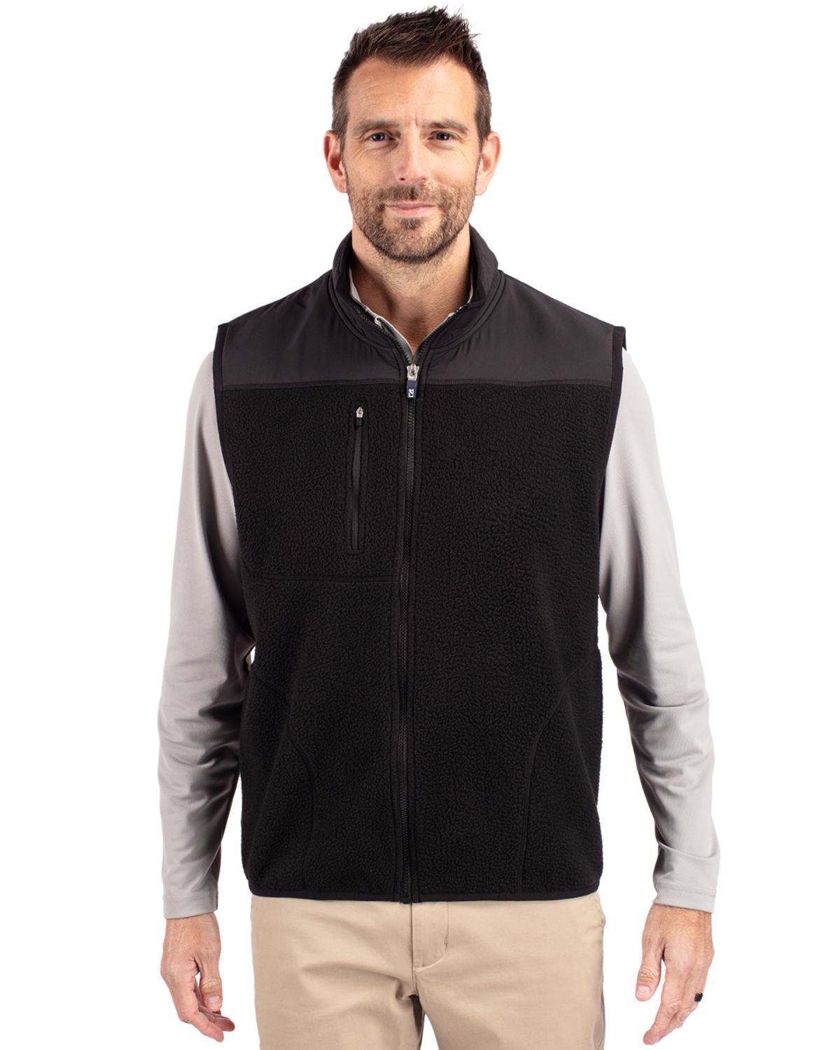 Cutter & Buck Men's Cascade Big & Tall Full Zip Vest
