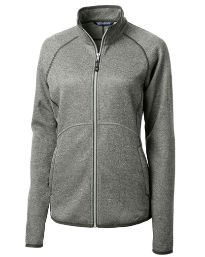 Cutter & Buck Women's Mainsail Sweater-Knit Full Zip Jacket