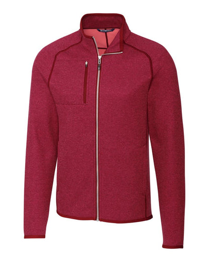 Cutter & Buck Men's Mainsail Sweater-Knit Full Zip Jacket