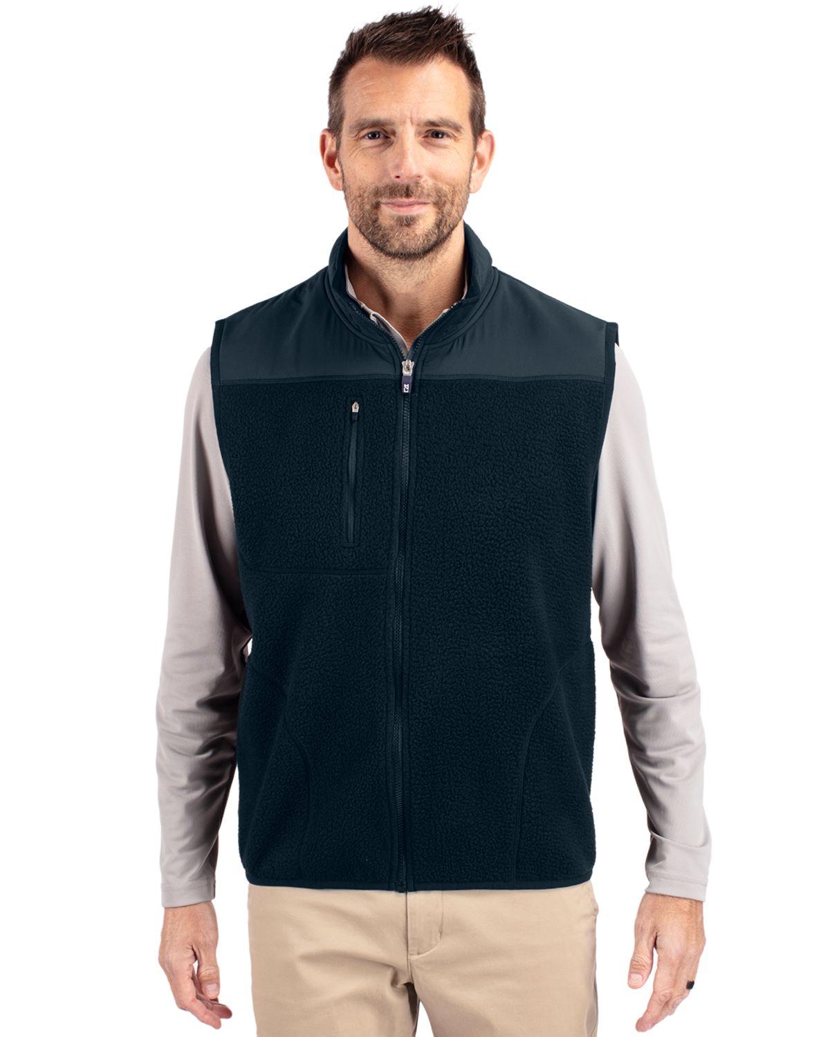 Cutter & Buck Men's Cascade Big & Tall Full Zip Vest