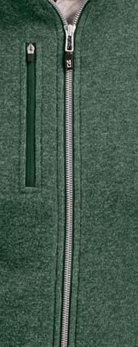 Cutter & Buck Men's Mainsail Sweater-Knit Full Zip Jacket