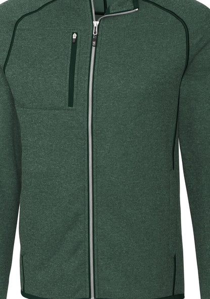 Cutter & Buck Men's Mainsail Sweater-Knit Full Zip Jacket