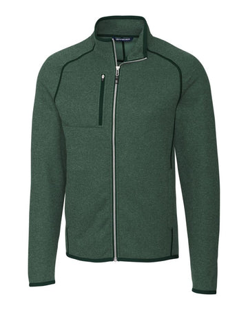 Cutter & Buck Men's Mainsail Sweater-Knit Full Zip Jacket