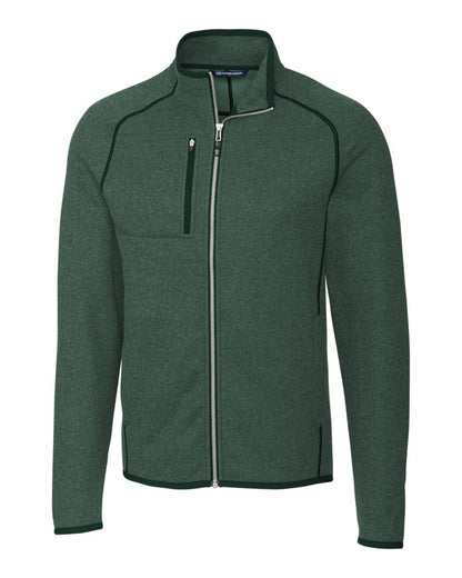 Cutter & Buck Men's Mainsail Sweater-Knit Full Zip Jacket