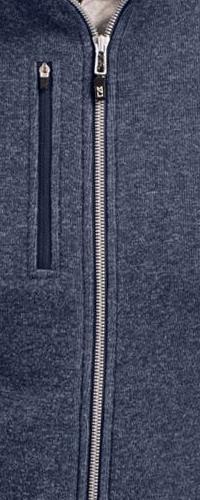 Cutter & Buck Men's Mainsail Sweater-Knit Full Zip Jacket