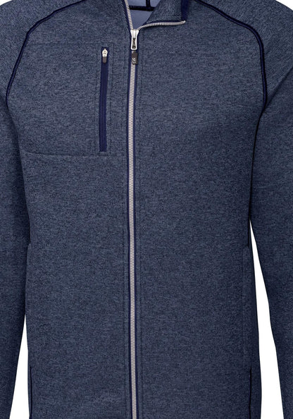 Cutter & Buck Men's Mainsail Sweater-Knit Full Zip Jacket