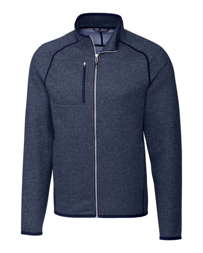 Cutter & Buck Men's Mainsail Sweater-Knit Full Zip Jacket