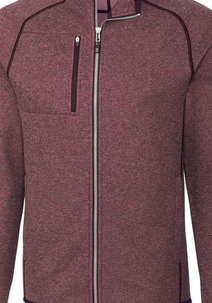 Cutter & Buck Men's Mainsail Sweater-Knit Full Zip Jacket