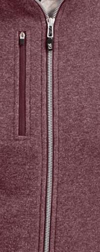 Cutter & Buck Men's Mainsail Sweater-Knit Full Zip Jacket