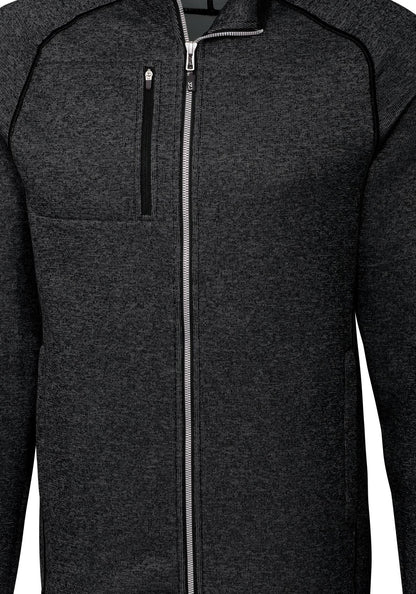Cutter & Buck Men's Mainsail Sweater-Knit Full Zip Jacket