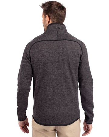 Cutter & Buck Men's Mainsail Sweater-Knit Full Zip Jacket