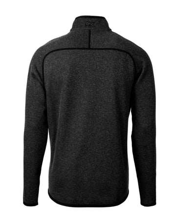 Cutter & Buck Men's Mainsail Sweater-Knit Full Zip Jacket