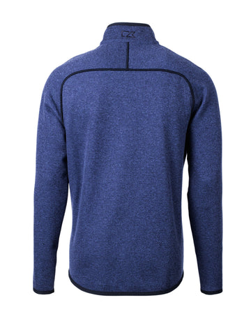 Cutter & Buck Men's Mainsail Sweater-Knit Full Zip Jacket